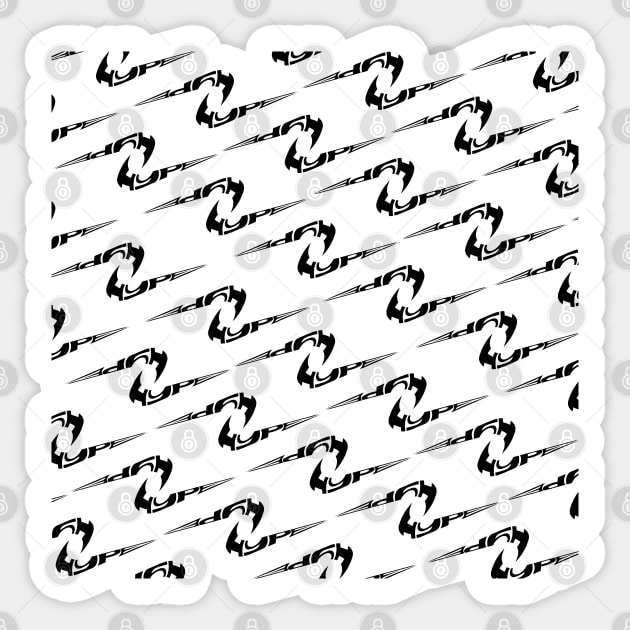 Hypebeast pattern Sticker by Daledoomevans